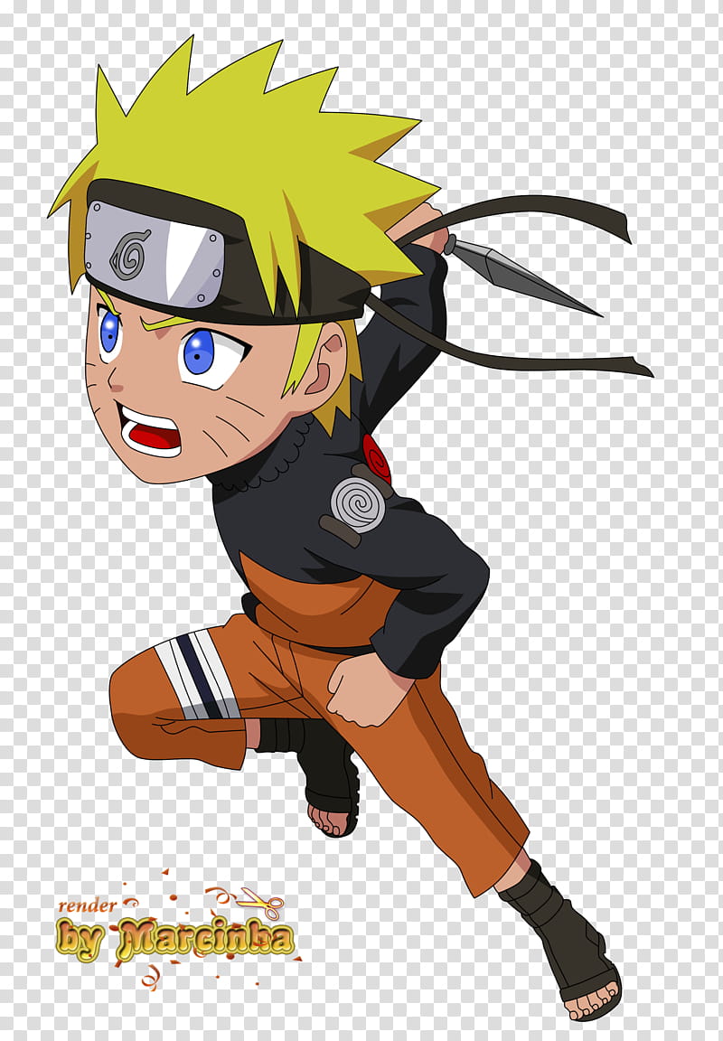 Chibi Naruto Uzumaki transparent background PNG clipart