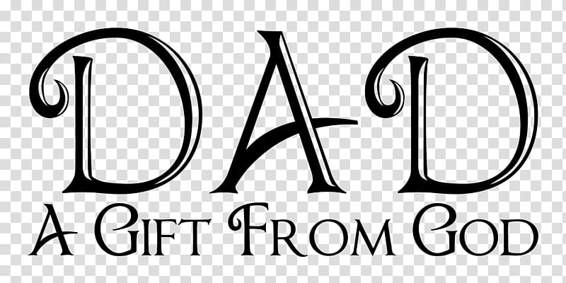 DadGiftFromGod , Dad freestanding letter transparent background PNG clipart