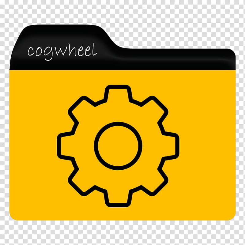 And Icons Folder, folder cogwheel transparent background PNG clipart