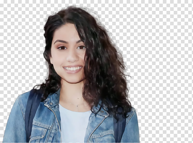 Alessia Cara Long hair Hair coloring Hair Styling Products, Watercolor, Paint, Wet Ink, Hair Conditioner, Hair Care, Canada, Here transparent background PNG clipart