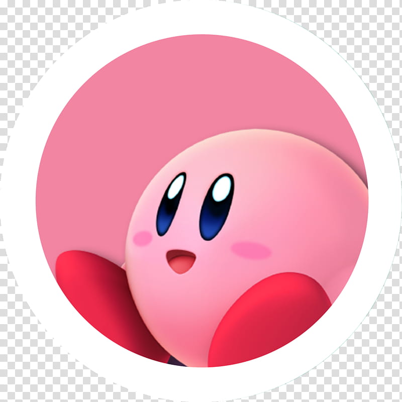 Smash Bros Original Fighters Icons , KIRBY transparent background PNG clipart