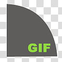 Flat Angles File Types Green, GIF logo transparent background PNG clipart