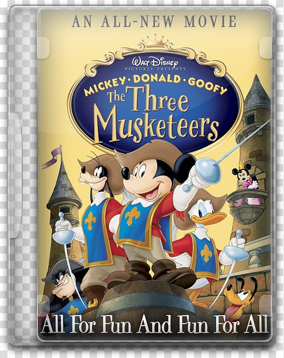 disney movie icons, the three musketeers transparent background PNG clipart