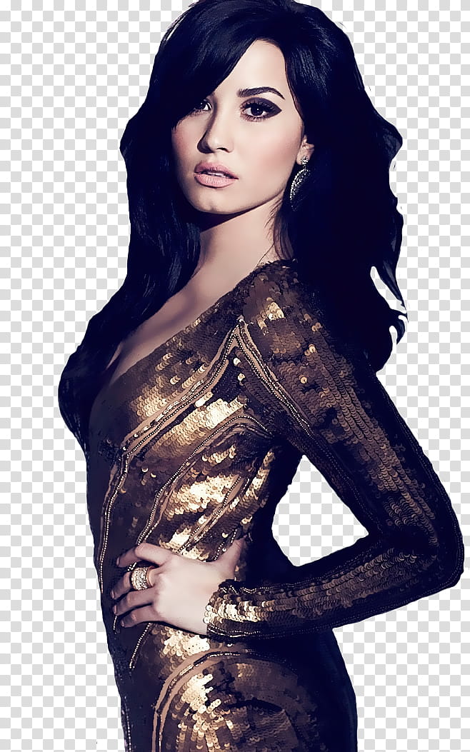 Demi Lovato Fashion Magazine transparent background PNG clipart