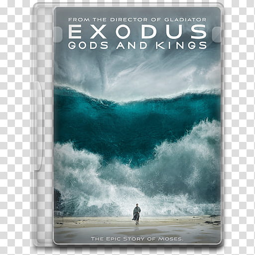 Movie Icon Mega , Exodus, Gods and Kings, Exodus Gods and Kings DVD case transparent background PNG clipart