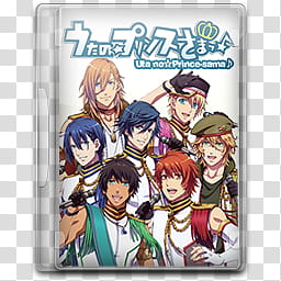 Uta no Prince sama Series Folder Icon DVD , UtaPri Series (px) transparent background PNG clipart