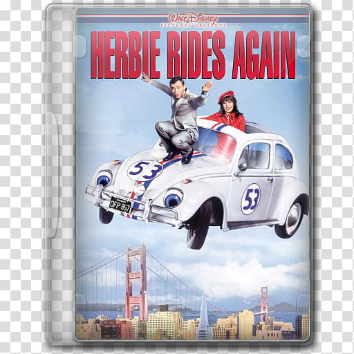 the BIG Movie Icon Collection H, Herbie Rides Again transparent background PNG clipart