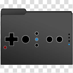 Nintendo Controllers Set Computer Folder Icons, Wii-Controller-, black folder icon transparent background PNG clipart