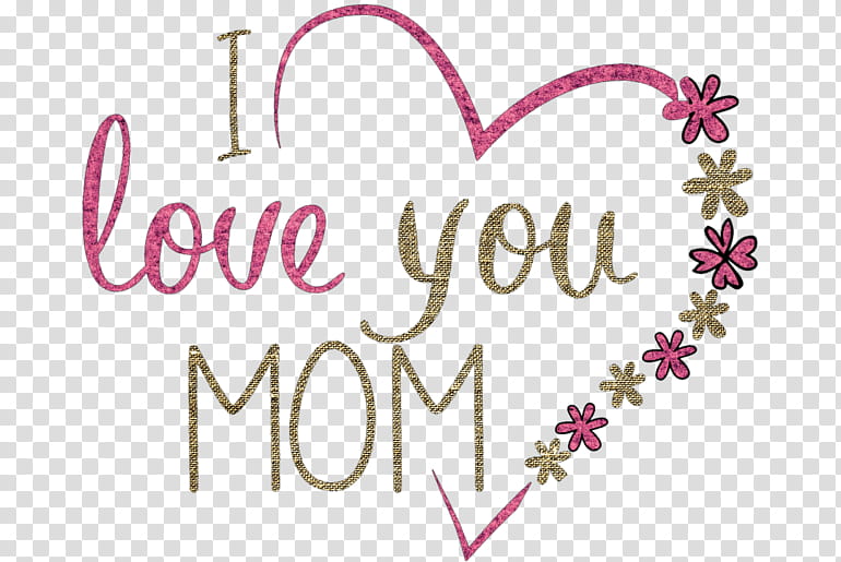 I Love You Mom, Mothers Day, 2018, Logo, Love My Life, Pink M, Text, Heart transparent background PNG clipart