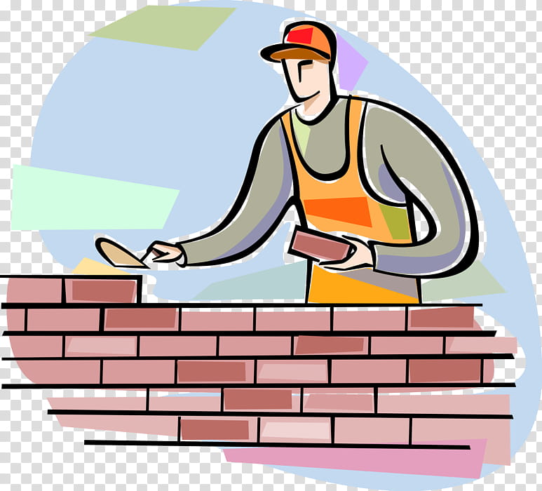 Bricklayer Brick, Brickwork, Masonry, Freemasonry, Concrete, Wall, Construction Worker, Roofer transparent background PNG clipart