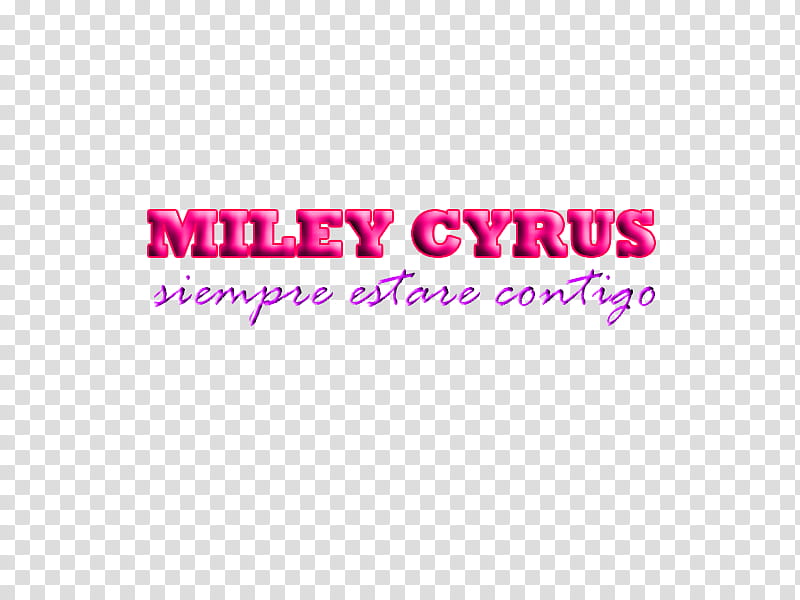 Miley Cyrus Siempre estare contigo TEXTO transparent background PNG clipart