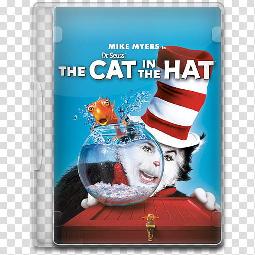 Movie Icon , Dr Seuss' The Cat in the Hat, The Cat in that Hat poster transparent background PNG clipart