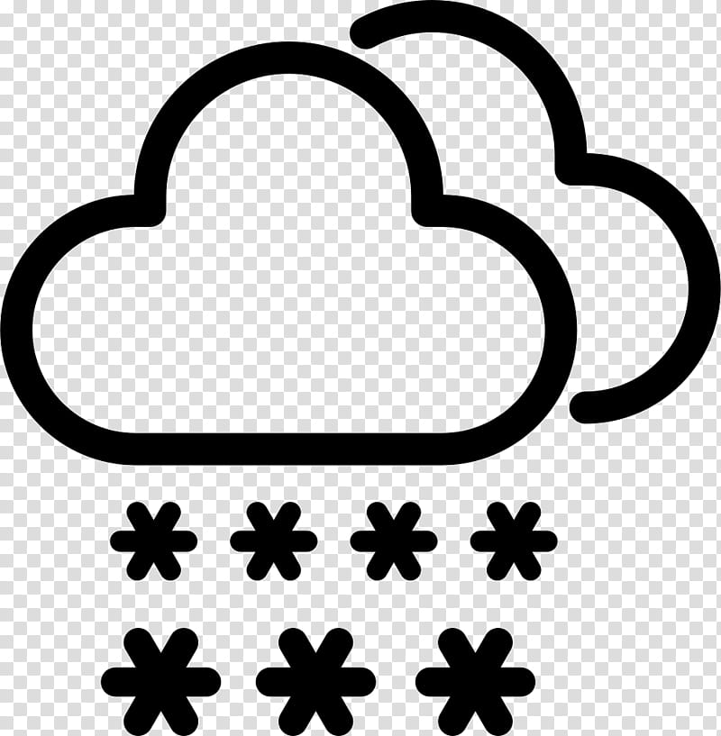 Black And White Flower, Rain, Freezing Rain, Weather Forecasting, Rain And Snow Mixed, Storm, Cloud, Black And White transparent background PNG clipart