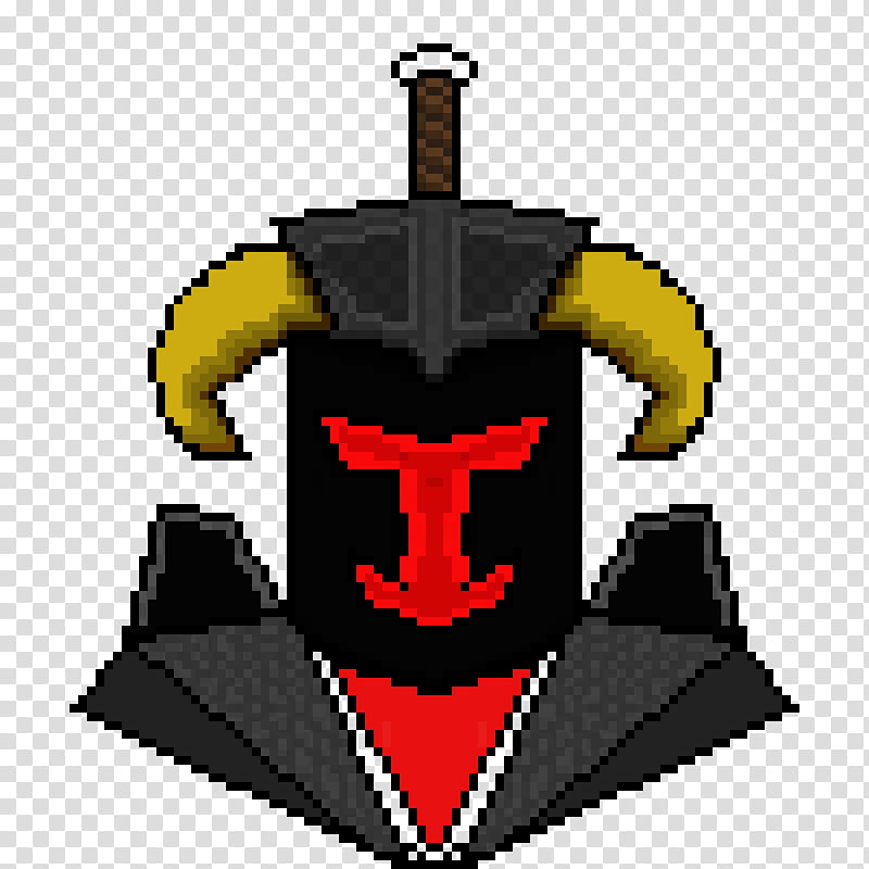 Knight Pixel Art, Drawing, Logo, Black Knight, Emblem, Symbol transparent background PNG clipart