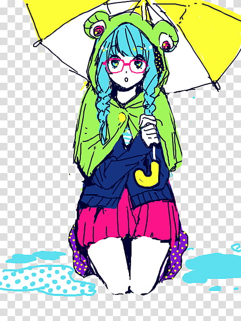 Muneca, green and blue female character illustration transparent background PNG clipart Muneca, green and blue female character illustration transparent background PNG clipart