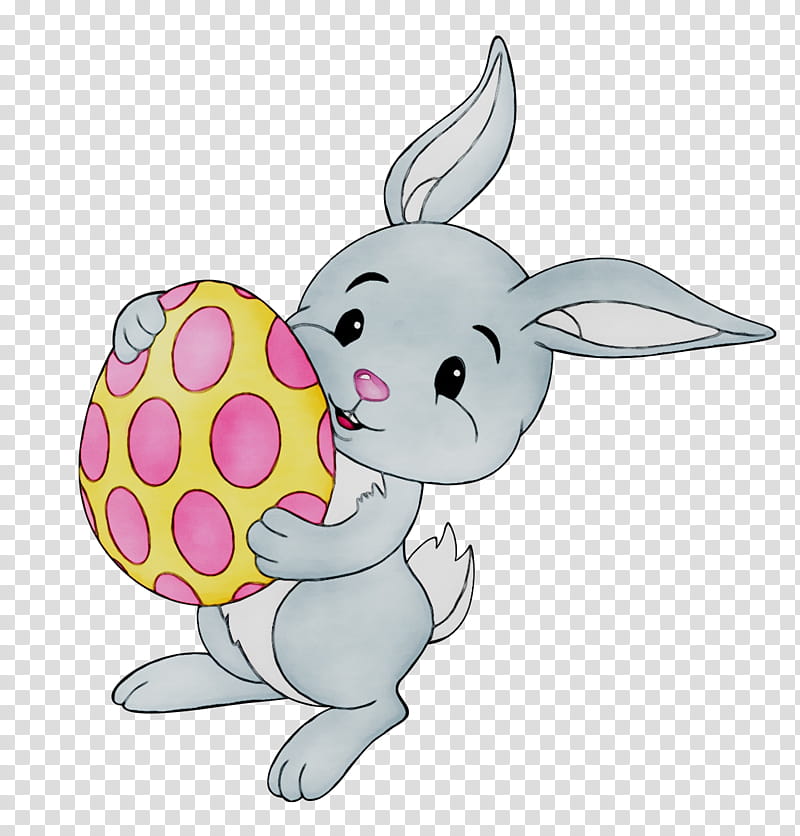 Easter Egg, Hare, Easter Bunny, Cartoon, Rabbit, Easter , Pink, Animation transparent background PNG clipart