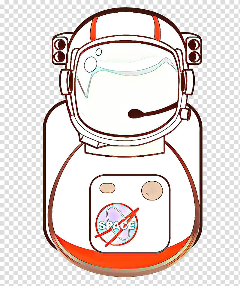 Child Cartoon Space Suit Astronaut Helmet Drawing Outer Space Sticker Trans...