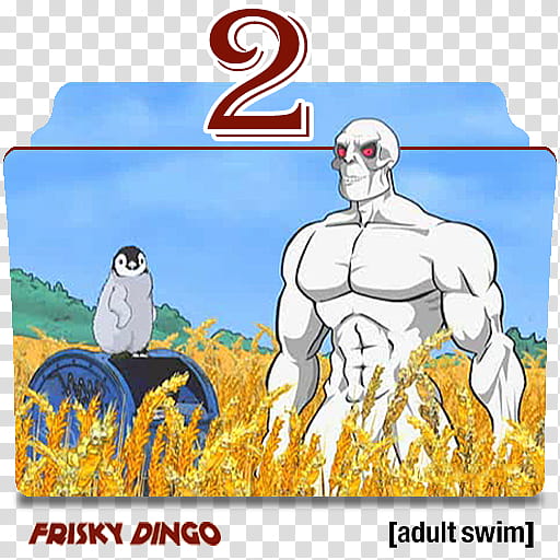Frisky Dingo series and season folder icons, Frisky Dingo S ( transparent background PNG clipart