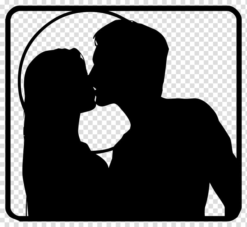 Couple Love, Silhouette, Intimate Relationship, Romance, Boyfriend, Kiss, Interpersonal Relationship, Free Love transparent background PNG clipart
