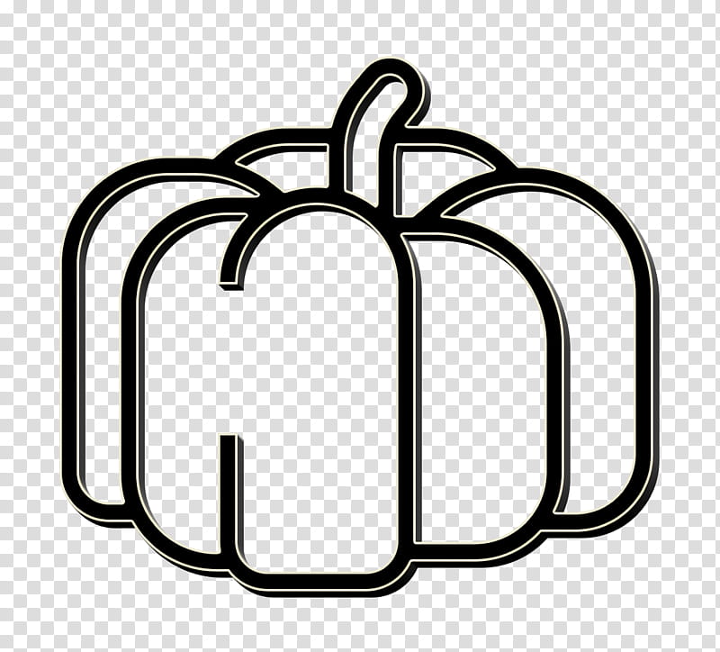Fruit and Vegetable icon Pumpkin icon, Line, Line Art transparent background PNG clipart
