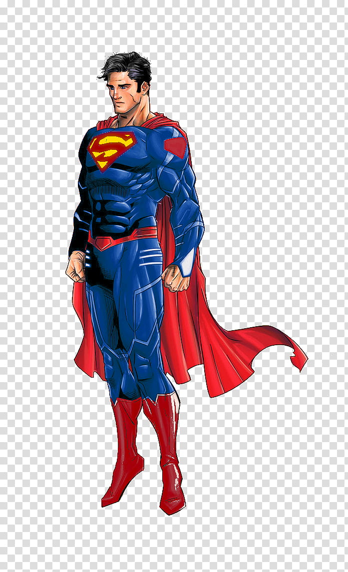 Superman DCnU (New) Redesign transparent background PNG clipart
