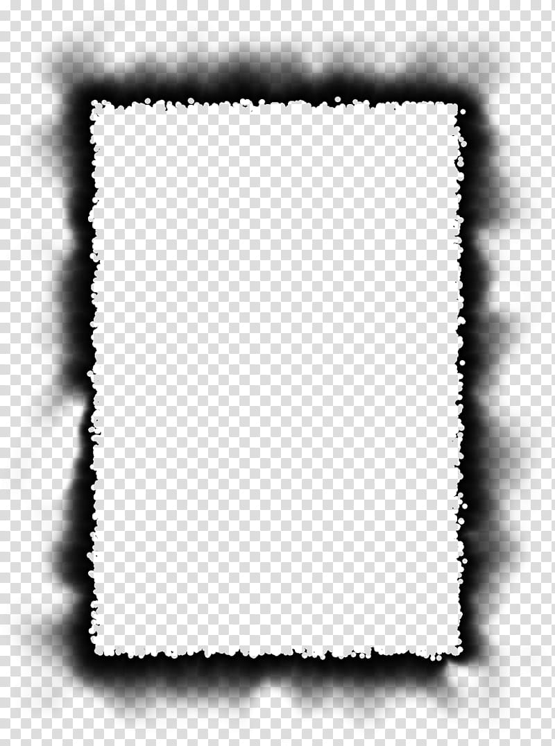 Burned Edges I S Rectangular Black Fade Frame Layout