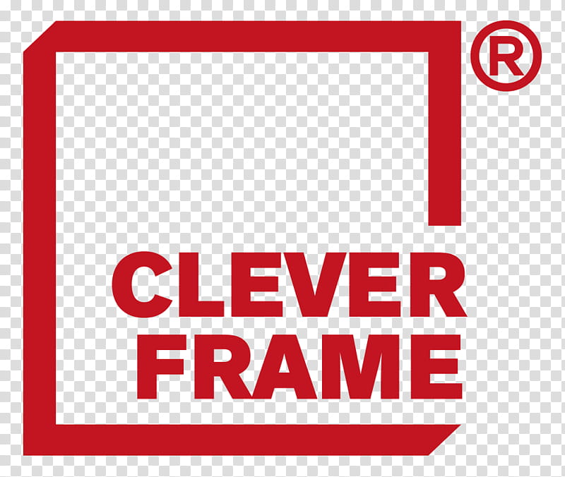 Red Background Frame, Logo, Clever Frame International Sp Z Oo, Bag, Text, Line, Area, Sign transparent background PNG clipart