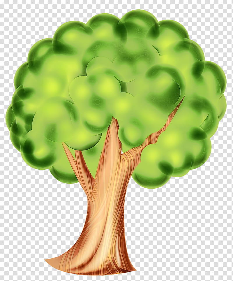 Tree Trunk Drawing, 3D Computer Graphics, Web Design, Cartoon, Green, Broccoli, Leaf Vegetable, Plant transparent background PNG clipart