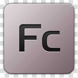 Icon , Adobe Flash Catalyst, gray Fc file icon transparent background PNG clipart