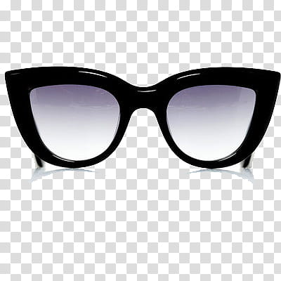 black, black cat eye eyeglasses transparent background PNG clipart