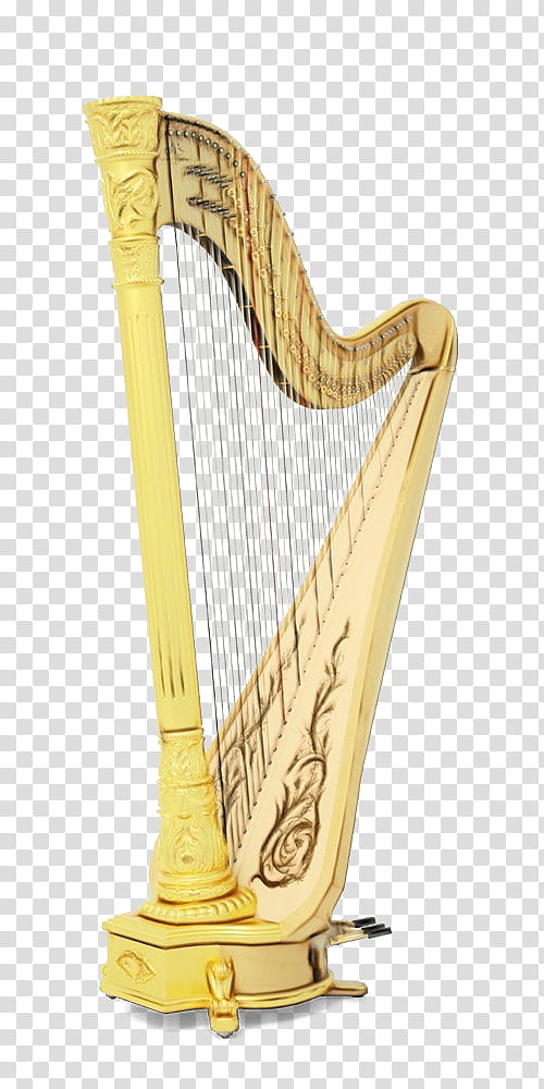 harp clàrsach konghou string instrument musical instrument, Watercolor, Paint, Wet Ink, Plucked String Instruments, Harpist, Folk Instrument, Traditional Chinese Musical Instruments transparent background PNG clipart