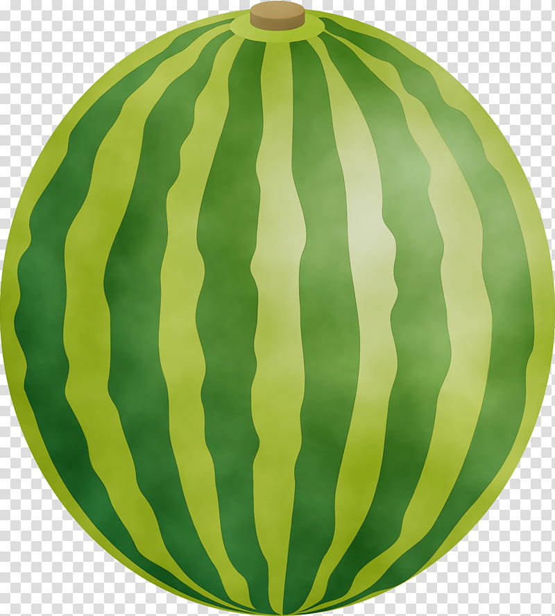 Watermelon, Watercolor, Paint, Wet Ink, Green, Yellow, Cucumber Gourd And Melon Family, Citrullus transparent background PNG clipart