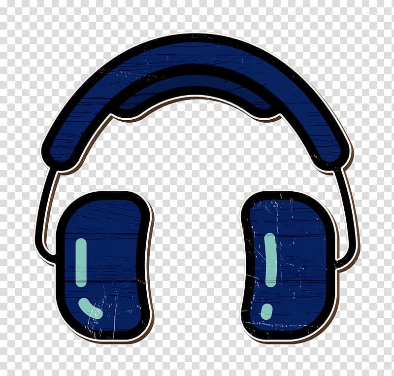 free icon headphones icon hipster icon, Music Icon, On Trend Icon, Blue, Electric Blue, Material Property, Technology, Audio Equipment transparent background PNG clipart