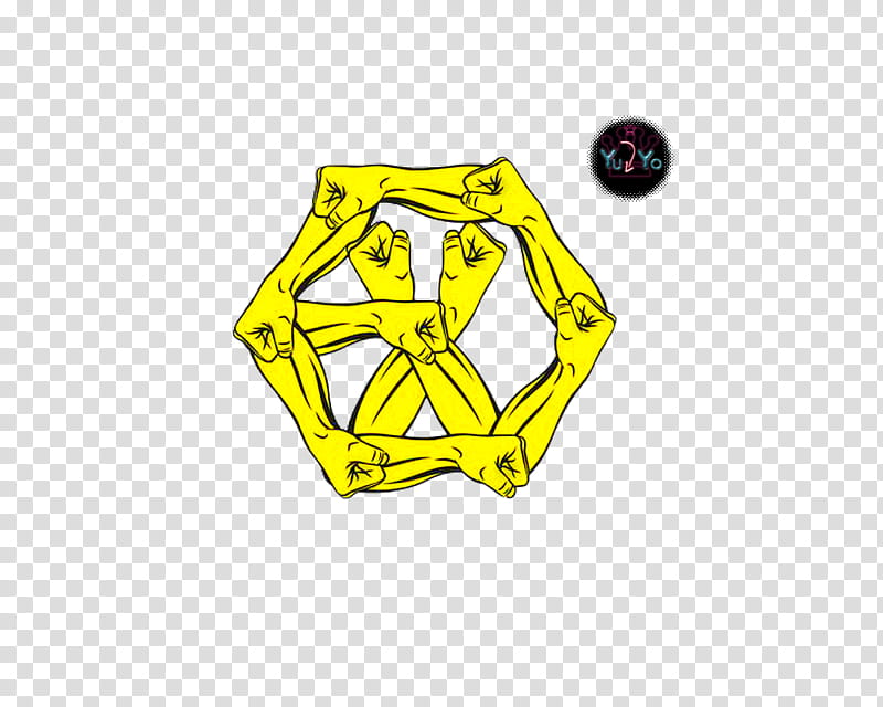 EXO POWER, fist logo transparent background PNG clipart