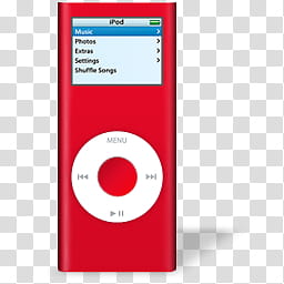 Apple Products, iPod Nano Rouge SIDA icon transparent background PNG clipart