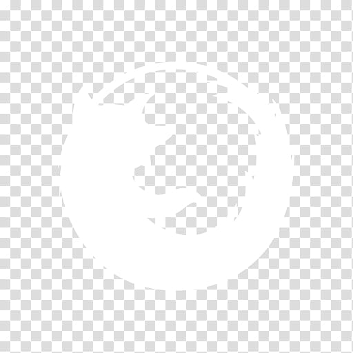 Black n White, Mozilla Firefox icon transparent background PNG clipart