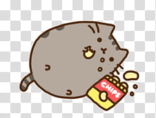 Pusheen The Cat, Pusheen emoji sticker transparent background PNG clipart