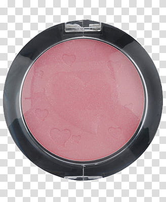 round black makeup kit close-up transparent background PNG clipart
