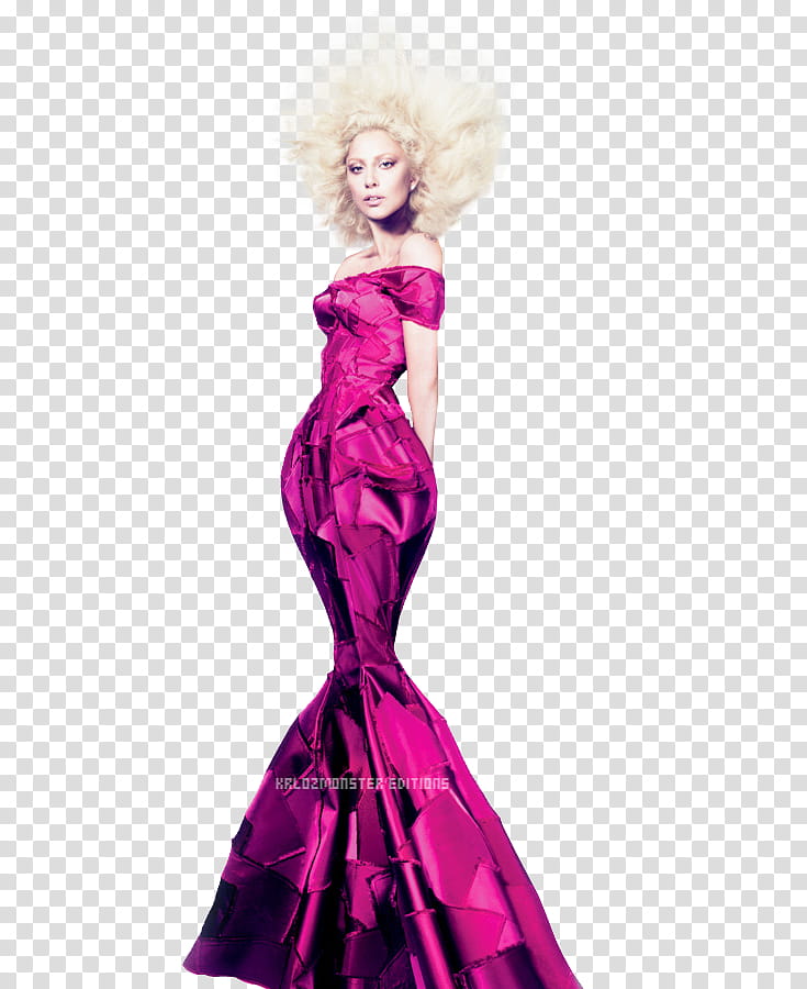 Lady Gaga Vogue,  transparent background PNG clipart