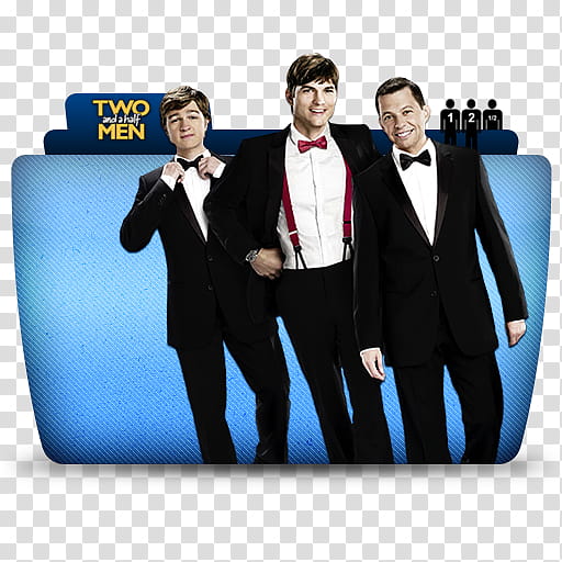 Two And A Half Men All Seasons Folder Icons, Two And A Half Men Season  transparent background PNG clipart