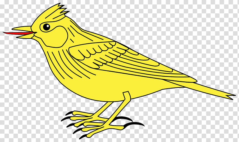 Bird Line Art, Heraldry, Escutcheon, Creative Commons, Coat Of Arms, Alouette, Beak, Yellow transparent background PNG clipart