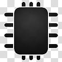 Devine Icons Part , computer chip monochrome icon transparent background PNG clipart