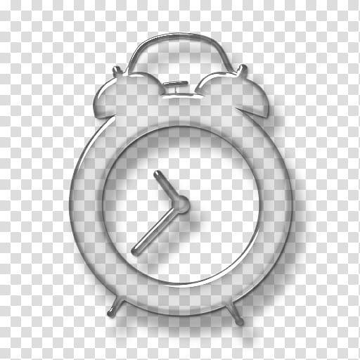 Silver Circle, Alarm Clocks, Pendulum Clock, Stopwatches, Ligne, Alarm Device, Metal, Platinum transparent background PNG clipart