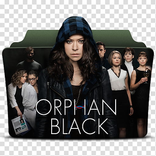 TV Series Folder Icons PACK , Orphan Black transparent background PNG clipart