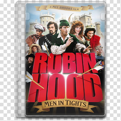 Movie Icon Mega , Robin Hood, Men in Tights, Robin Hood DVD transparent background PNG clipart
