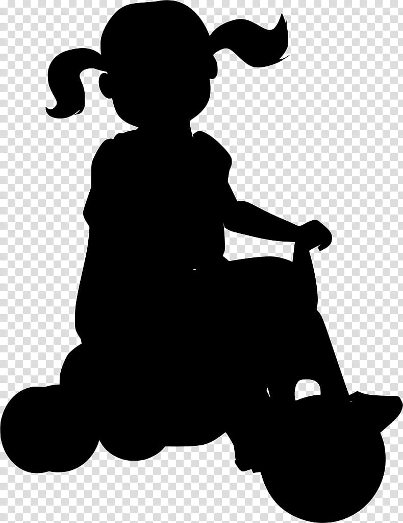 Bicycle, Tricycle, Child, Silhouette, Sitting, Blackandwhite, Vehicle transparent background PNG clipart