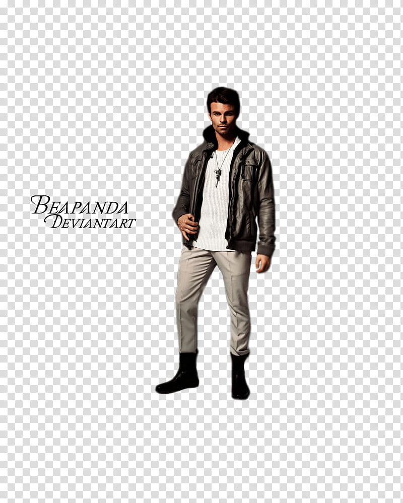 Daniel Gillies, man standing wearing black zip-up jacket transparent background PNG clipart