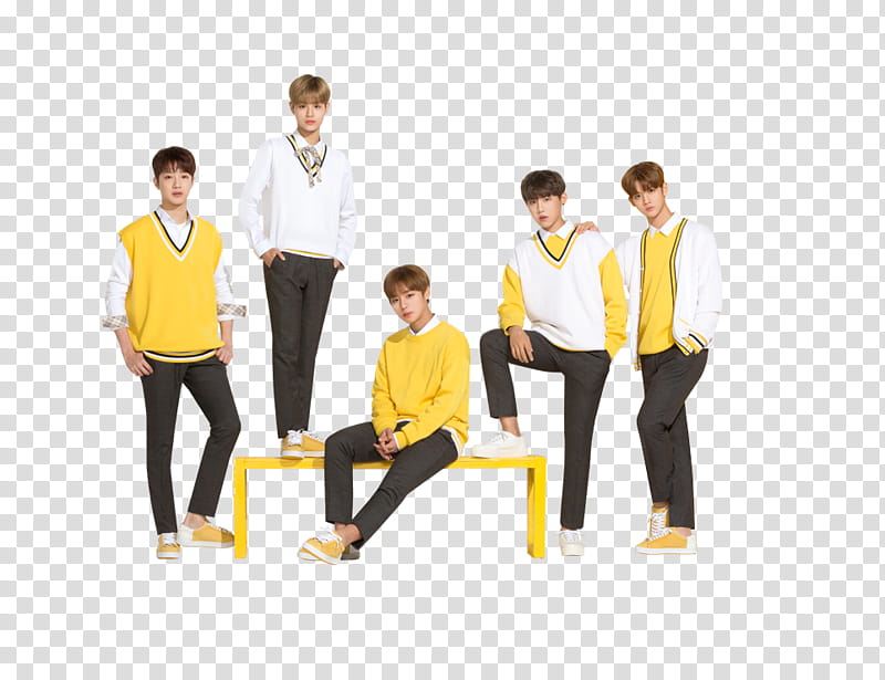 WANNA ONE X Ivy Club P, -member boy group transparent background PNG clipart
