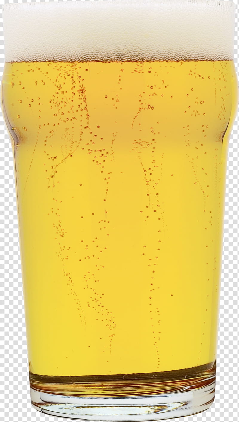 pint glass drink beer glass yellow pint, Watercolor, Paint, Wet Ink, Drinkware, Lager, Tumbler, Juice transparent background PNG clipart