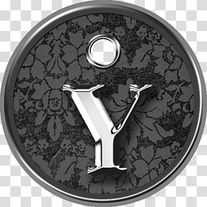 Metal Tags John Hancock, round gray and black Y decor transparent background PNG clipart thumbnail
